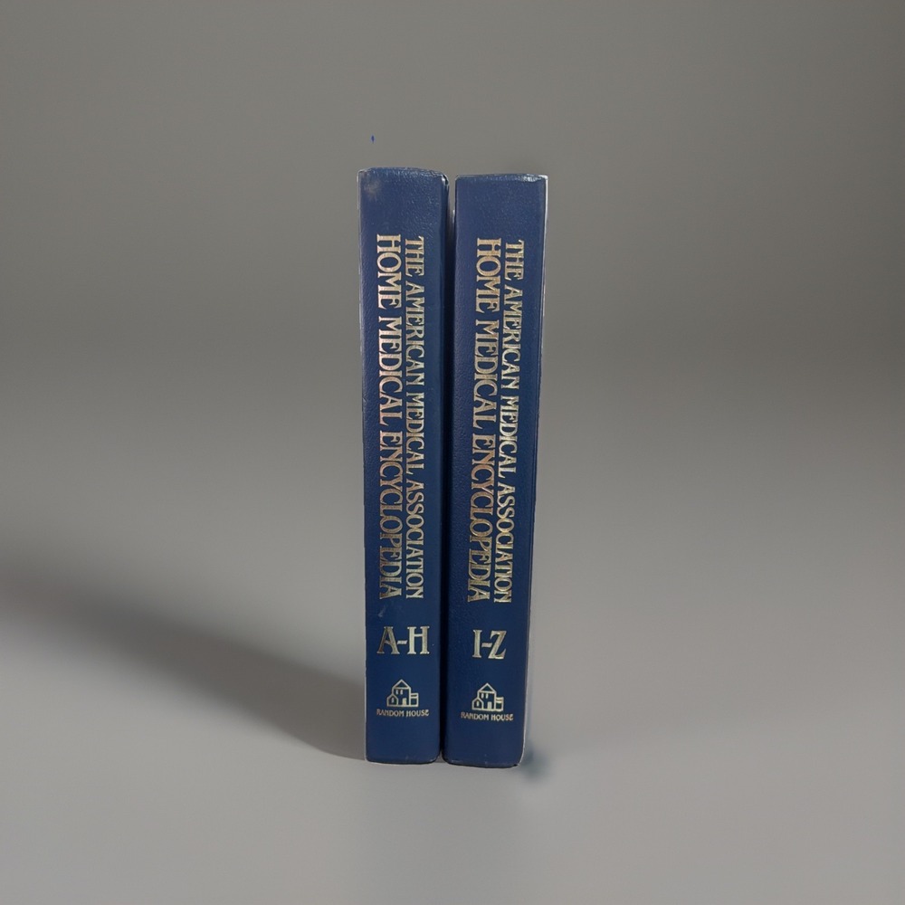 AMA Home Medical Encyclopedia 2-Volume Hardcover Set 1989 Random House Clayman